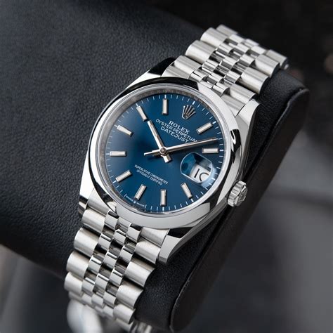 rolex datejust 36 blue dial jubilee price|rolex datejust 36mm diamond dial.